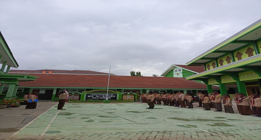 Semangat Tunas Muda Berkobar: Pelantikan Pramuka Penegak Laksana Ambalan Al-Fatih MA Al-Azhar Sale Tahun 2026 Berlangsung Khidmat