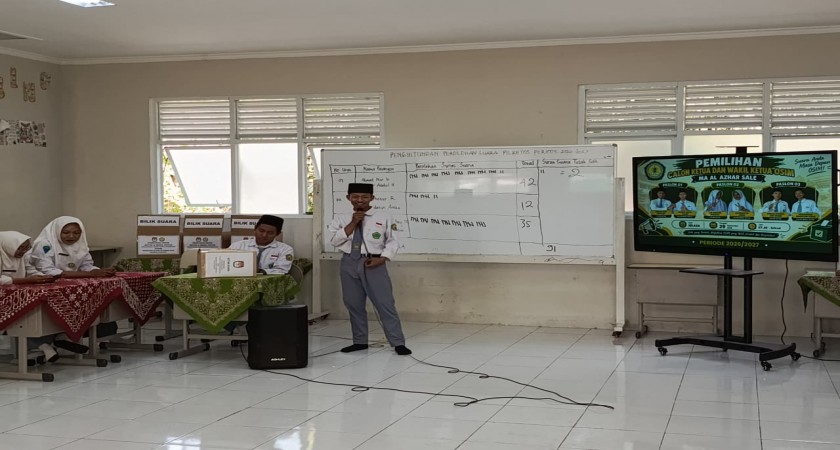 Demokrasi Pelajar di MA. Al-Azhar Sale: Pemilihan Ketua dan Wakil Ketua OSIM Periode 2026/2027