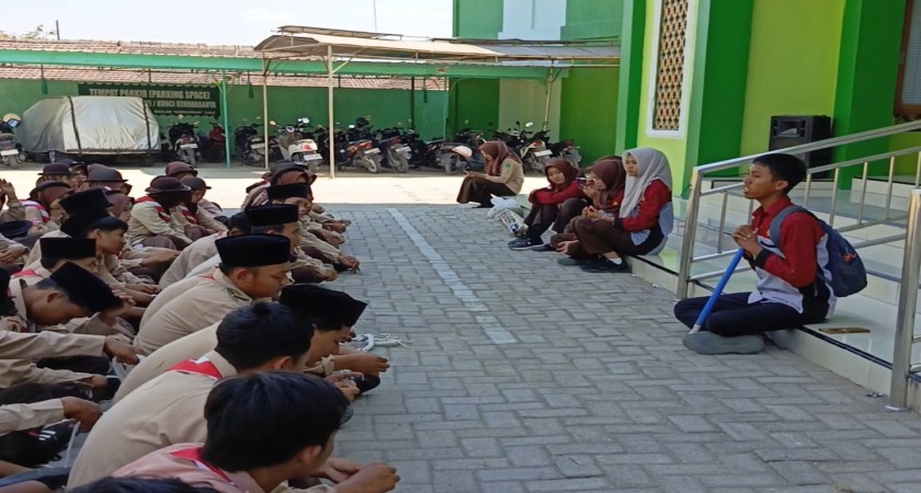 Sinau Bareng DKR Sale di MA Al-Azhar Sale: Tumbuhkan Kolaborasi Gerakan Pramuka Penegak
