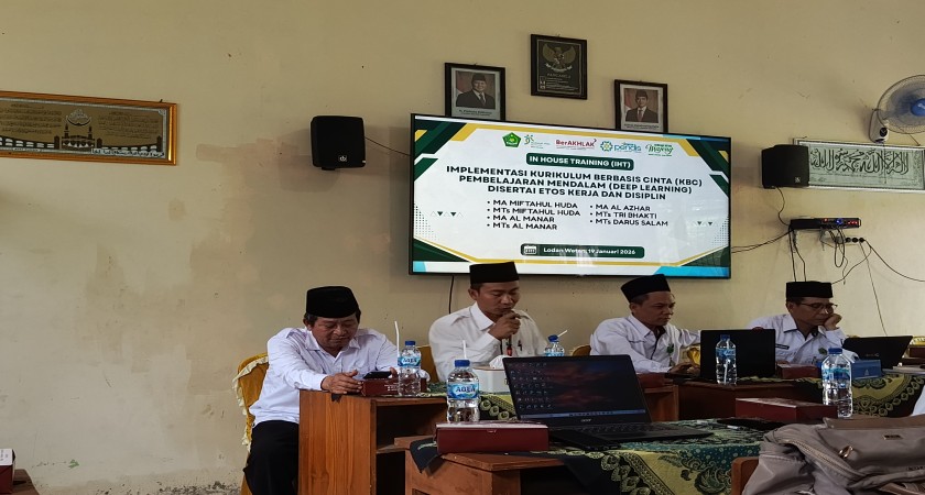 Meneguhkan Pendidikan Berbasis Cinta dan Pembelajaran Mendalam: IHT KBC & Deep Learning Digelar di MTs. Miftahul Huda Lodan