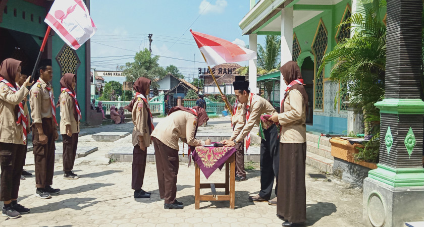 Siap Reorganisasi Pramuka! Gudep MA. Al-Azhar Sale Lakukan Pengukuhan Anggota Dewan Kerja Ambalan Masa Bakti 2024/2025