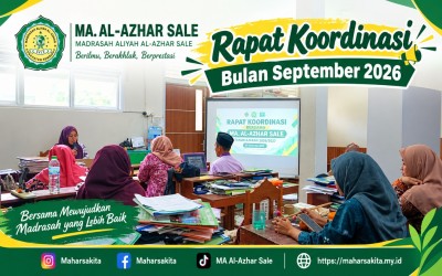 Rakor September 2026, MA Al-Azhar Sale Perkuat Persiapan Program Madrasah